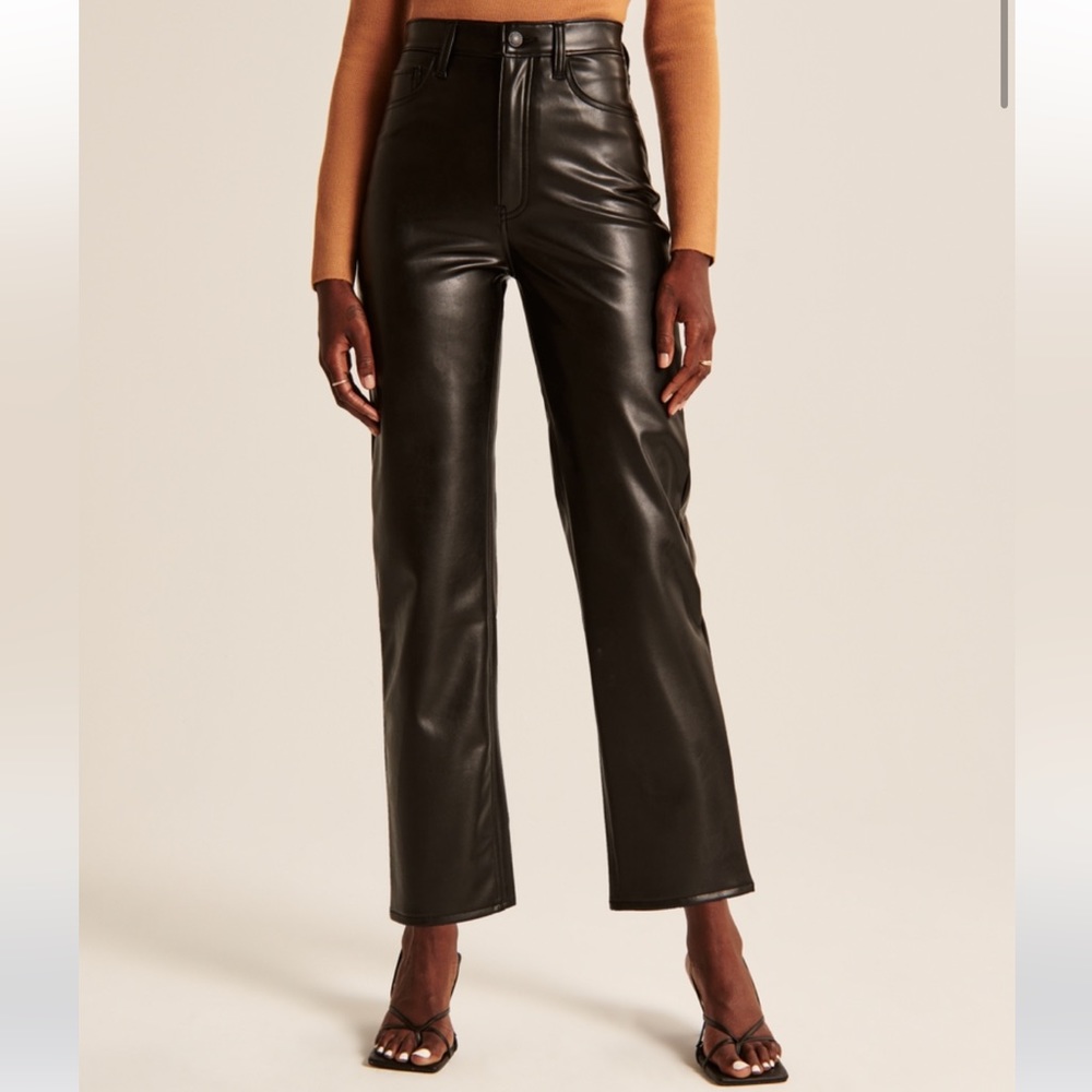 Abercrombie leather pants